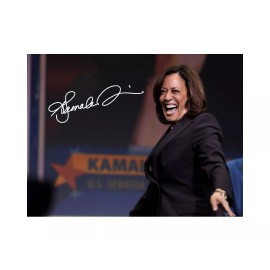 Kamala Harris 8x10 Signed print democratic US presidential candidate 2024
