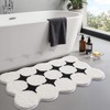 LUMI Bathroom Rugs Non Slip with Rubber Backing, Ultra Soft