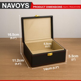Faraday Box for Car Keys | Signal Blocking Protection for Keys, Credit Card | Anti-Theft RFID Blocker | Double Layer Shielding Carbon Fibre | 14cm x 11cm x 7.5cm (Faraday Box)