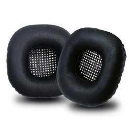 Ohrpolster Kompatibel mit Marshall Major 1 & Major 2, QeeFop 1 Paar Ersatz Ohrpolster für Marshall Major i & Major ii mit Weicherem Leder und Lärmreduzierender Schaumstoff