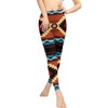 YINGQIGUAN Tribal Aztec Geometry Print Leggings for Women High Waist