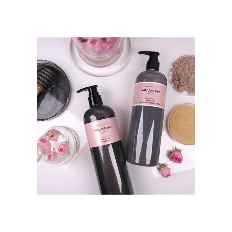 [Valmona] 1+1 Black Peony Seoritae Shampoo & Rinse - 2