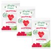 Simple Mixes Natural Gelatin Dessert, Raspberry, Healthy Snack, Dye-Free, No