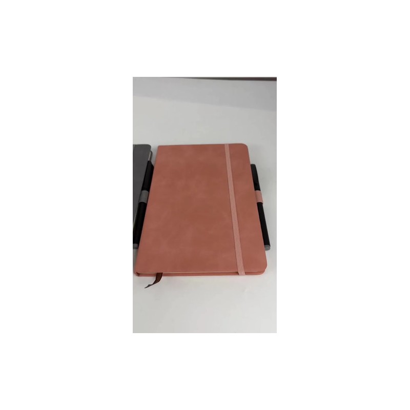 5pcs Libreta A5 Pasta Dura Escolar Oficina 5 Bolígrafos