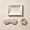 Vie Triomphe Mulberry Silk Sleep Set, Eye Mask and Pillowcase