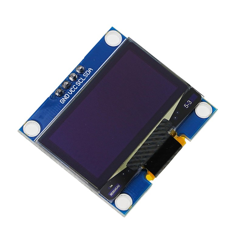 A-DIGISHUO 2Pcs 1.3-Inch I2C OLED Display Module DC 3.3V-5V 128x64