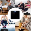Báscula Digital Cuadrada Pesa Hasta 180 Kg (Negro)