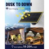 Solar Shed Lights, 300LM x 2 LED, 4 Brightness Lights,