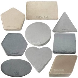 Plush Blocks - The Original Premium Plush Building Block & Shapes for Kids - Certified Safe Foam Blocks in Luxuriously Soft Fabric Covers (Castle Rock, Blocks)