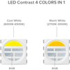 BTF-LIGHTING WS2814 4-in-1 RGBW Addressable LED Strip RGB+Warm White 5050SMD+WS2814