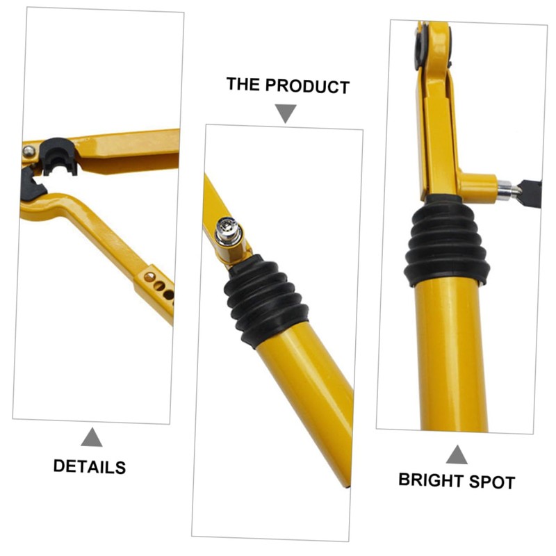 DOITOOL 1pc Durable Steel to Gear Stick Lock Anti-theft Car