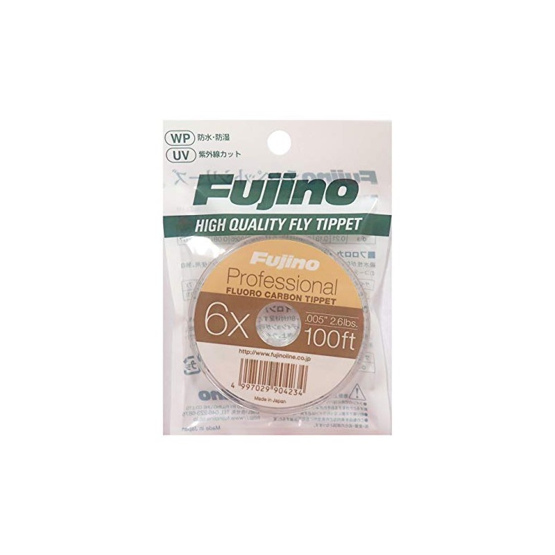 Fujino Professional Fluorocarbon Tippet 100ft F-7 6X