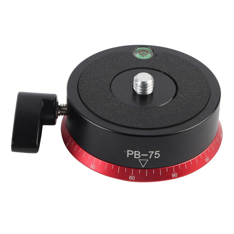 Aluminum Alloy Panorama Ball Tripod Head With Bubble Level and