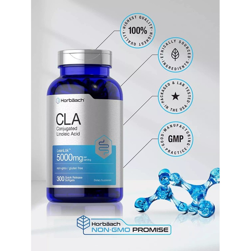 CLA 5000 mg | Maxiumum Potency | 300 Softgel Pills
