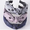 Donally Women's Dot Pattern Headband Sheer, Korean Style, Polka Dot,