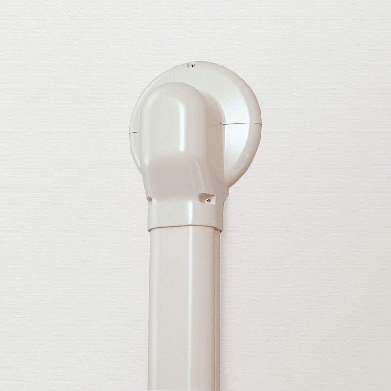 INABA DENKO Decorative Pipe Cover, Wall Outlet for Wall Corner