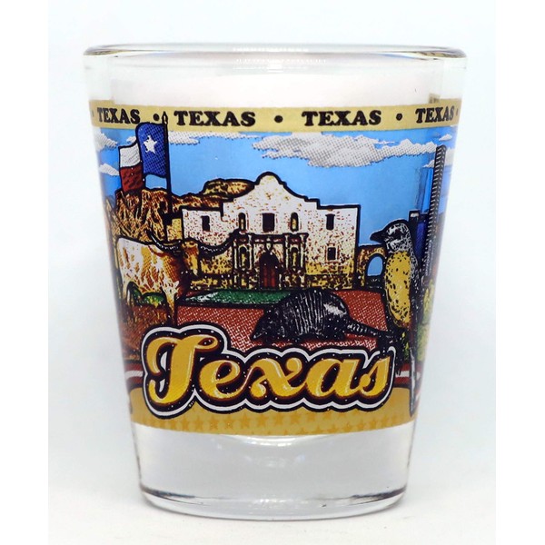 Texas State Wraparound Shot Glass