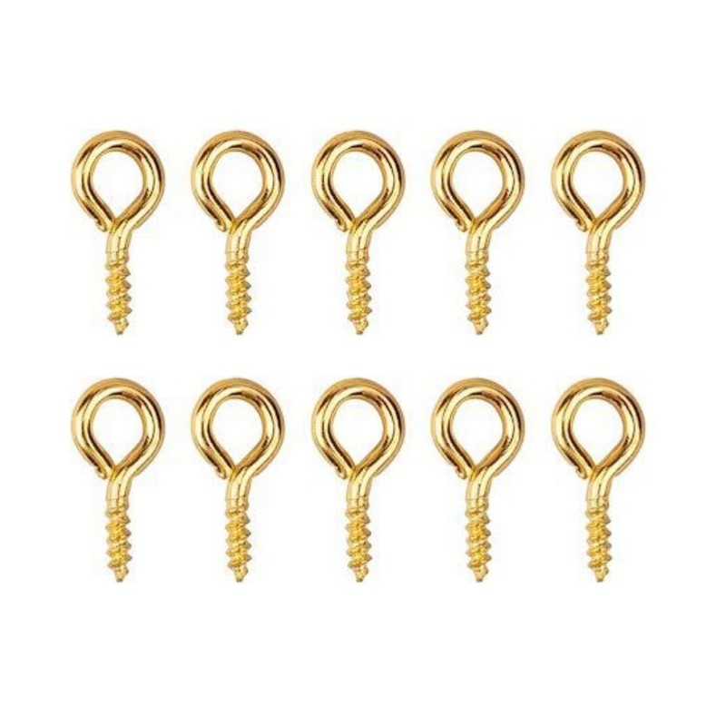 HappyHome 100pcs Heaton Hardware Screw Heaton Accessories Hardware Handmade Craft