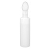 Foaming Bottle with Brush, White Facial Cleanser Foam Bottle, Fastening