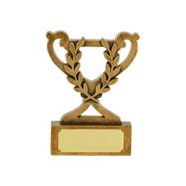 Achievement Gold Trophy - Well Done Wreath Victory Award, Winner, Champion, Gold Medal, Motivation Office Christmas Award, Kids Participation, Hard Work, Success, Positivity, Congratulations Gift