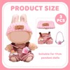NHQZ Bekleidung für 17cm Plüsch, Kleidung Outfit nur Bekleidungs zubehör