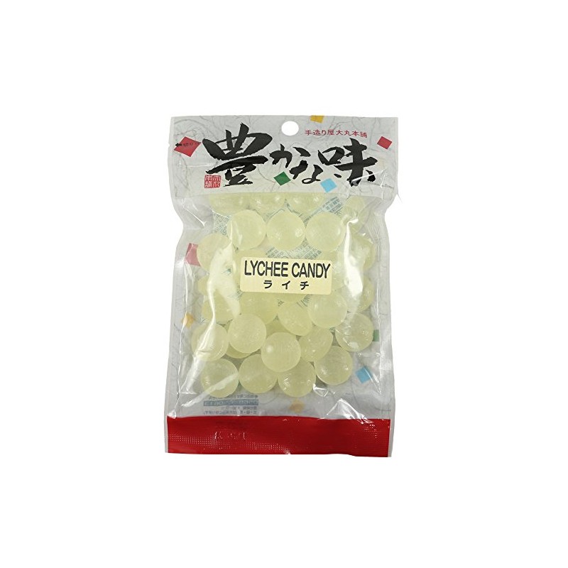 Daimaru Japanese Candy - Unique Hard Candies from Japan (Lychee,