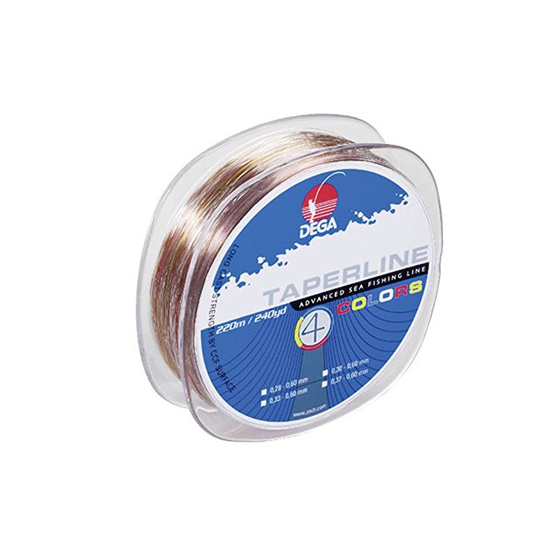 DEGA Taper Line Chalk Line 4 Colours 0.28-0.60 mm 220