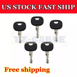Unbranded 5 Ignition Keys For WACKER NEUSON EXCAVATOR Gehl JLG JCB LINDE CLASS SKYTRAK