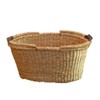 Seagrass Basket Oval Storage Hamper 2 本手 Medium