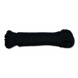 Chapuis FDC9 Plaited halyard - Polypropylene - 100 kg - Diameter 2,8 mm - Length 10- m - Black