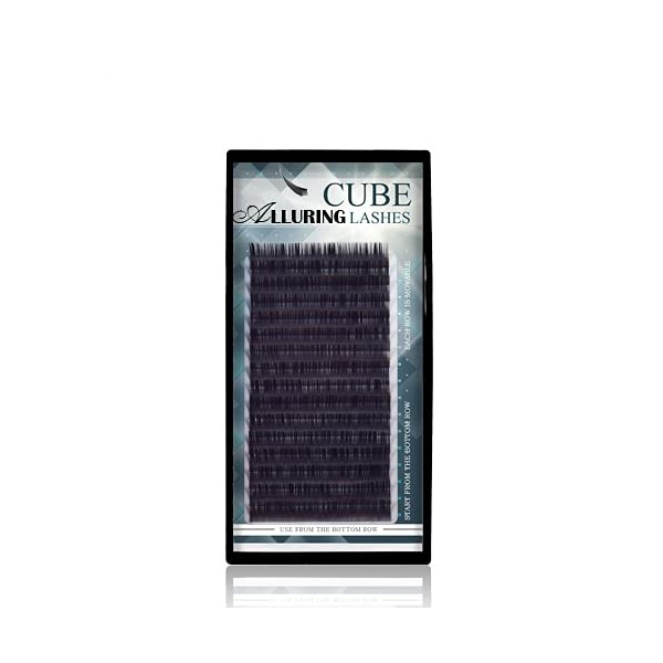 Eyelash Extension Alluring CUBE Flat Lashes Ellipse Matte Finish Lashes