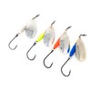 Prime Lures Weighted Fishing Spinner Real Silver (Orange, Silver, Chartreuse,