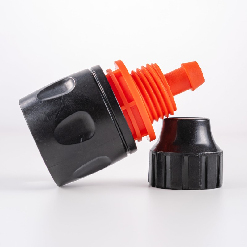 10mm Curly/Spiral Hose Replacement connectors (Pack of 2) Universal Click