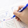 BAZIC Frizz Blue Erasable Gel Pen w/Grip