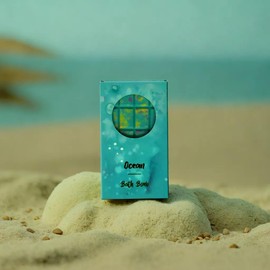 Chocolate Form Bath Bomb | Nontoxic | Made from Sea Salt | Organic | Vegan Product | Eco | Gift Idea for Men and Women (Ocean)
