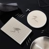 OLYCRAFT 2pcs Honeycomb Ceramic Soldering Boards Rectangle Round Soldering Honeycomb
