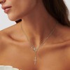 HUARJO 925 Sterling Silver Infinity Cross Necklace for Women Infinity