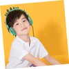 TEHAUX Adorable Dinosaur Rhinestone Headphones with Mic Headset for Boys
