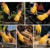Heavy Duty Leather Work Gloves for Men & Women –