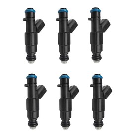 6 Pack 4-Hole Upgrade Fuel Injectors for 99-01 Jeep Cherokee 4.0L 0280155784 4667938, RL669938AB,