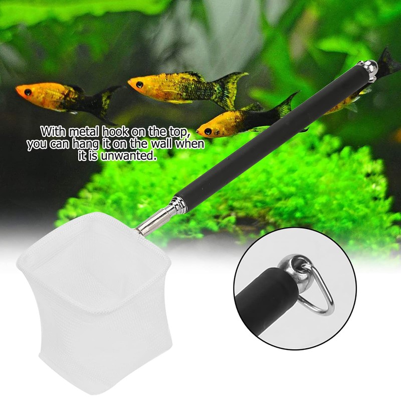 Adjustable Stainless Steel Mini Fishing Net for Shrimp Aquarium Tank