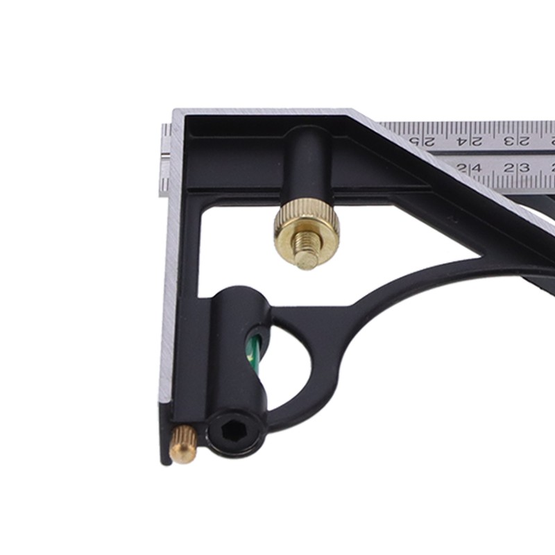 Combination Ruler Stainless Steel Caliper Protractor Angle Guage Woodworking Measure