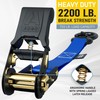 AUGO Ratchet Straps Heavy Duty 4 Pack -15 FT -