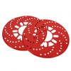 Disc Brake Rotor Cover, 2Pcs/Set Universal Auto Car Wheel Aluminium