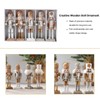 SEWACC Casse Noisette De Noel Christmas Nutcracker Ornaments Set Wooden