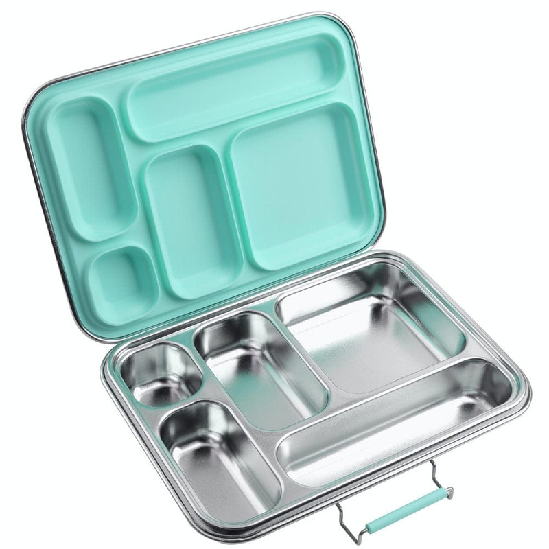 EcoCocoon Bento Lunch Boxes - 5 Compartment, Grape