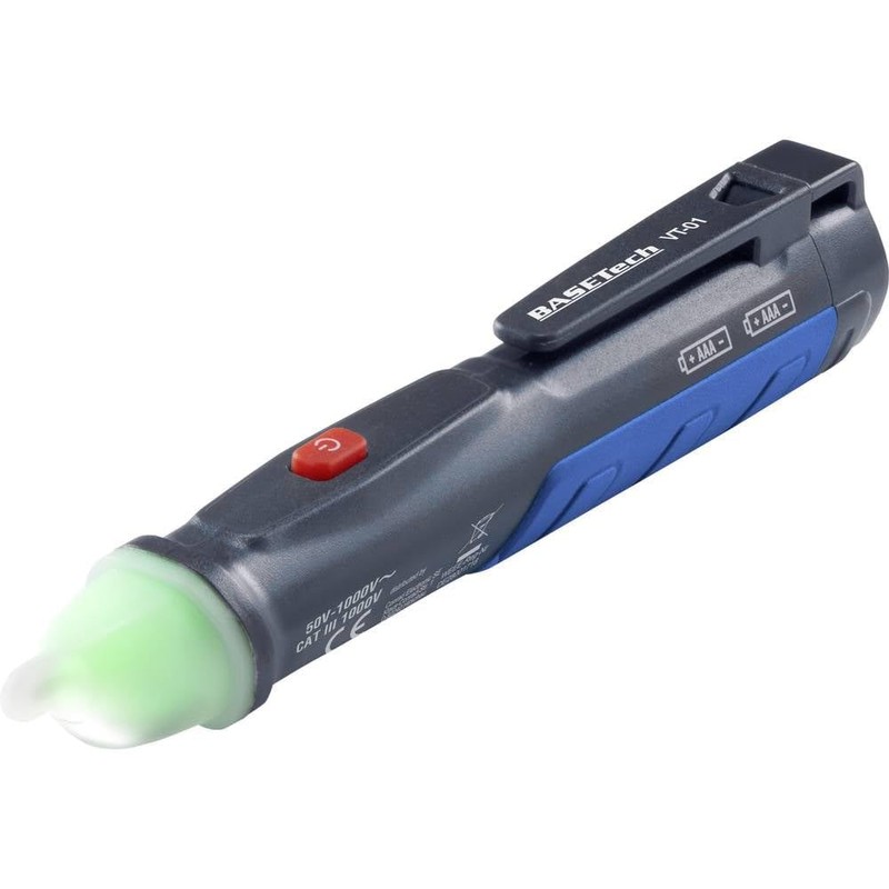 Basetech VT-01 Non-Contact Voltage Tester CAT III 1000 V LED