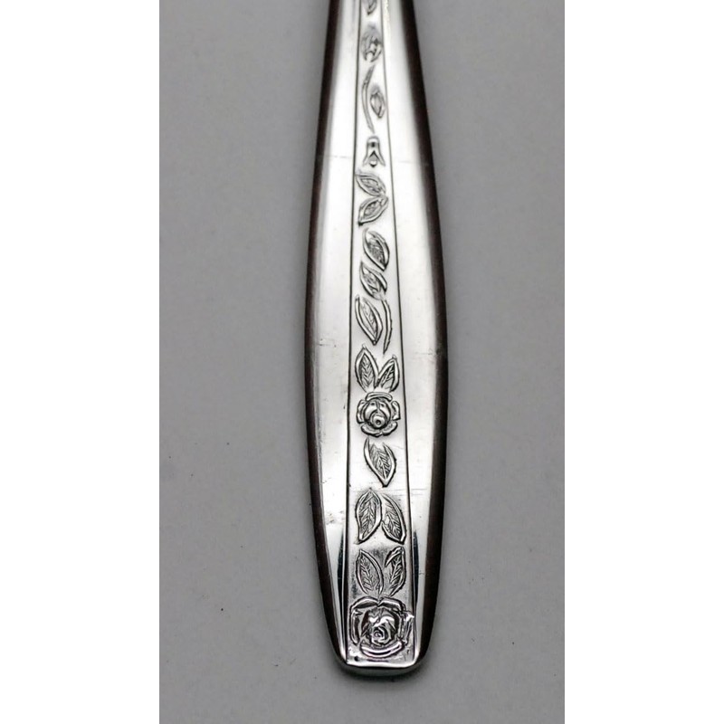 eve-mode RT 18-0 Petite Rose Line Strawberry Spoon, Total Length