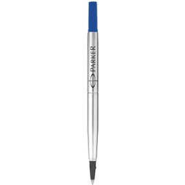 Parker Quink Original Rollerball Pen Ink Refills - 0.7mm Medium Tip - Blue Ink - Pack of 4