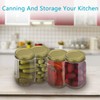 Encheng 12 oz Glass Jars With Lids,Ball Wide Mouth Mason